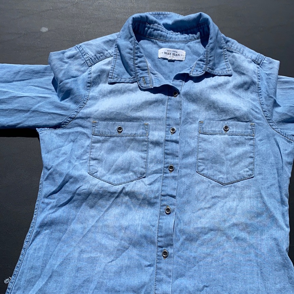 Jean Button up shirt